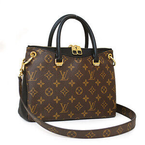 Louis Vuitton Monogram Pallas bag black leather